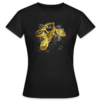 BMX Fahrrad | BMX Rad | BMX Fahrer | Geschenkidee - Frauen T-Shirt - Schwarz - Vorne - AI Model Female 172 dark (172cm)