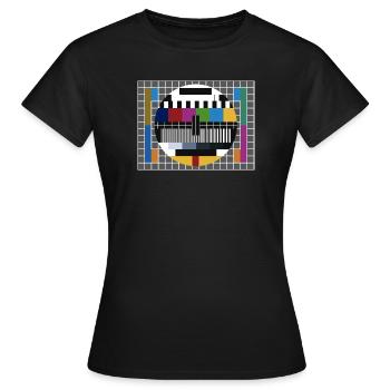 Testbild - Sheldons Lieblingsshirt - Frauen T-Shirt - Schwarz - Vorne - AI Model Female 172 dark (172cm)