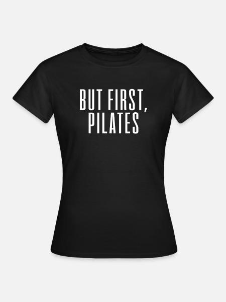Pilates - Frauen T-Shirt - Schwarz