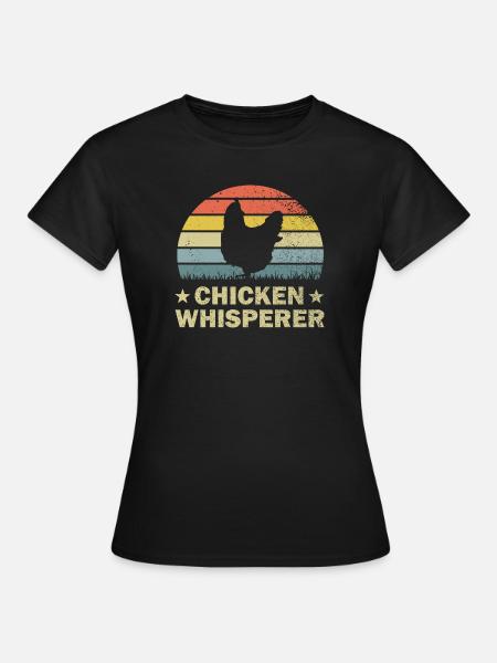 Chicken chickens - Women's T-Shirt - black