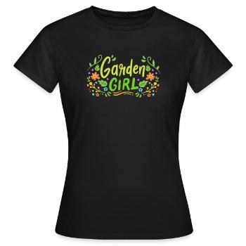 Jardinage Jardinage Jardinage - T-shirt Femme - noir - Devant - AI Model Female 172 dark (172cm)