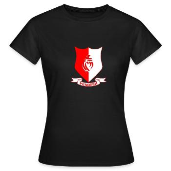 Käufer - Frauen T-Shirt - Schwarz - Vorne - AI Model Female 172 dark (172cm)