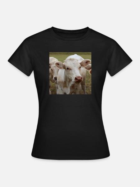 Affiche vache - T-shirt Femme - noir