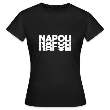 Napoli Neapel - Frauen T-Shirt - Schwarz - Vorne - AI Model Female 172 dark (172cm)