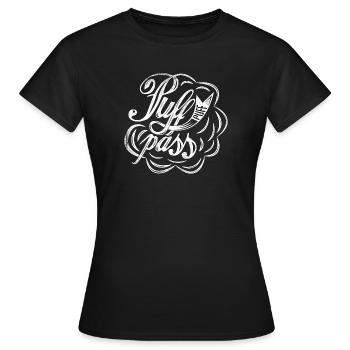 Puff Puff Pass - Frauen T-Shirt - Schwarz - Vorne - AI Model Female 172 dark (172cm)
