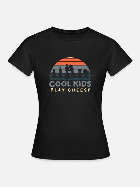 Schachspieler Schach - Frauen T-Shirt - Schwarz