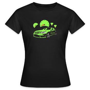 Car Tuning Speedomètre Auto Automobile Raser PS Rally - T-shirt Femme - noir - Devant - AI Model Female 172 dark (172cm)