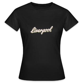 Liverpool - T-shirt Femme - noir - Devant - AI Model Female 172 dark (172cm)