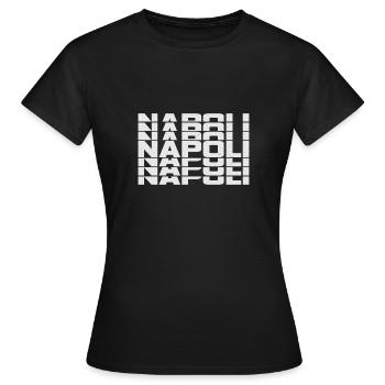 Neapel Napoli Italien - Frauen T-Shirt - Schwarz - Vorne - AI Model Female 172 dark (172cm)
