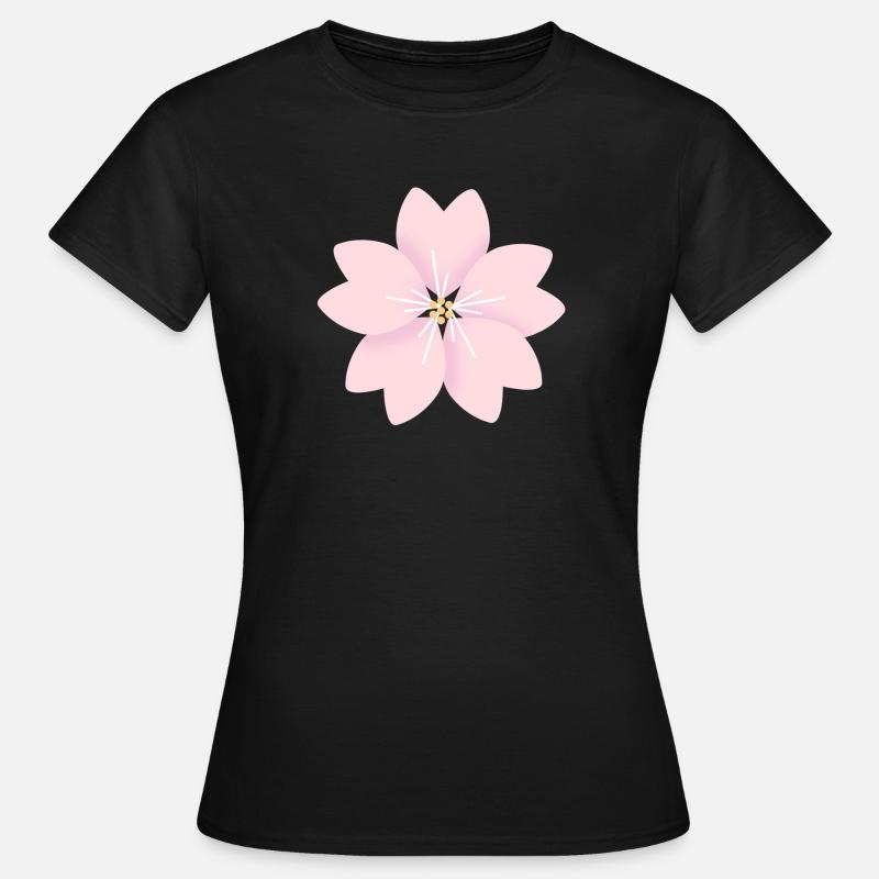 Cherry flower - Women's T-Shirt - black