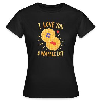 Waffles Waffle Bakers - Women's T-Shirt - black - Front - AI Model Female 172 dark (172cm)