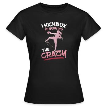 Kickboxing Kickboxer - T-shirt Femme - noir - Devant - AI Model Female 172 dark (172cm)