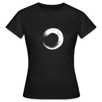cercle - T-shirt Femme - noir - Devant - AI Model Female 172 dark (172cm)