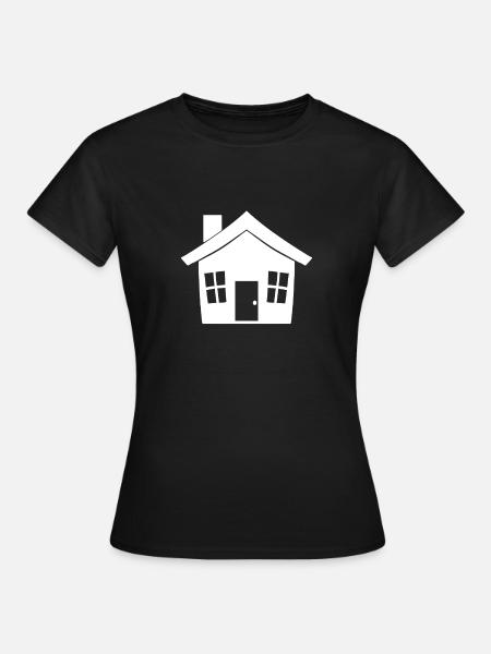 Haus - Frauen T-Shirt - Schwarz