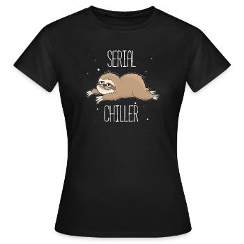 Refroidisseur en série - T-shirt Femme - noir - Devant - AI Model Female 172 dark (172cm)