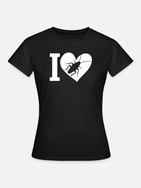 Kakerlake Insekt - Frauen T-Shirt - Schwarz