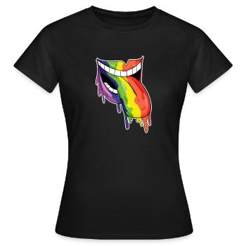 Lgbt - Women's T-Shirt - black - Front - AI Model Female 172 dark (172cm)
