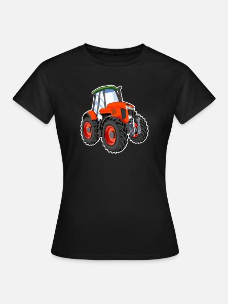 Traktor - Frauen T-Shirt - Schwarz