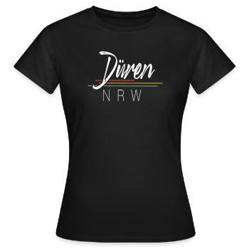 Düren Nrw - Frauen T-Shirt - Schwarz - Vorne - AI Model Female 172 dark (172cm)