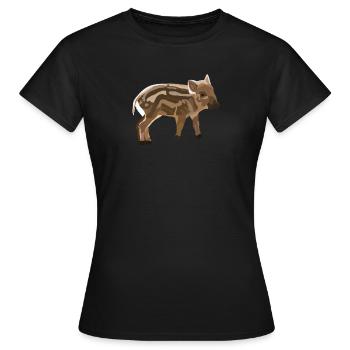 Freddy - Frischling - Frauen T-Shirt - Schwarz - Vorne - AI Model Female 172 dark (172cm)