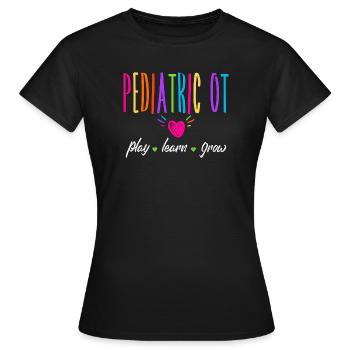 Occupational therapy - Women's T-Shirt - black - Front - AI Model Female 172 dark (172cm)