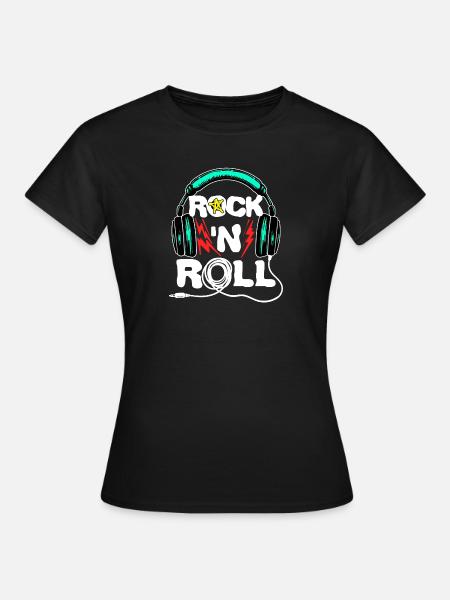 Cool Headset Lustig Spruch - Frauen T-Shirt - Schwarz
