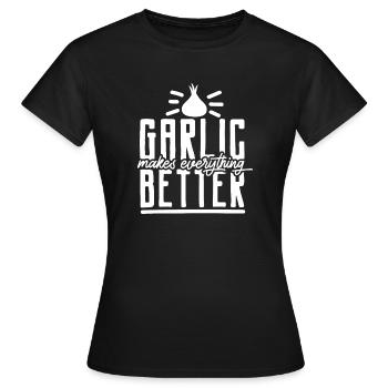 Ail - T-shirt Femme - noir - Devant - AI Model Female 172 dark (172cm)
