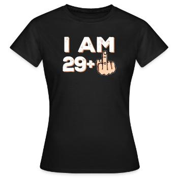 30 Statement Dreißigster Geburtstag - Frauen T-Shirt - Schwarz - Vorne - AI Model Female 172 dark (172cm)