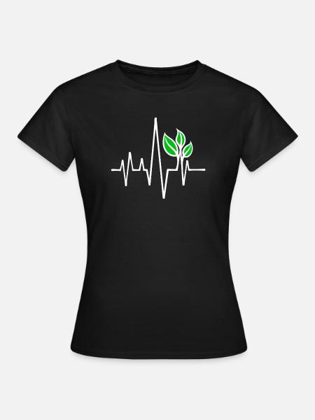 Umweltschutz Vegan - Frauen T-Shirt - Schwarz