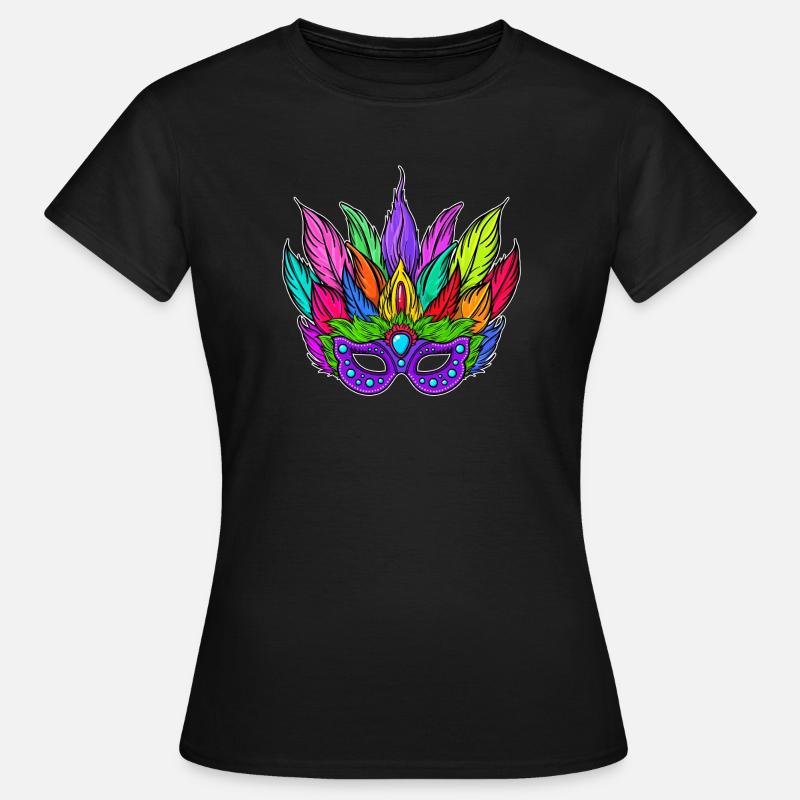 Masques Carnaval carnaval - T-shirt Femme - noir
