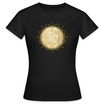 mandala bouddhisme spiritualité - T-shirt Femme - noir - Devant - AI Model Female 172 dark (172cm)