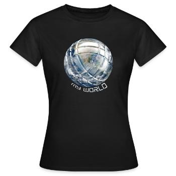 Petanque - Women's T-Shirt - black - Front - AI Model Female 172 dark (172cm)
