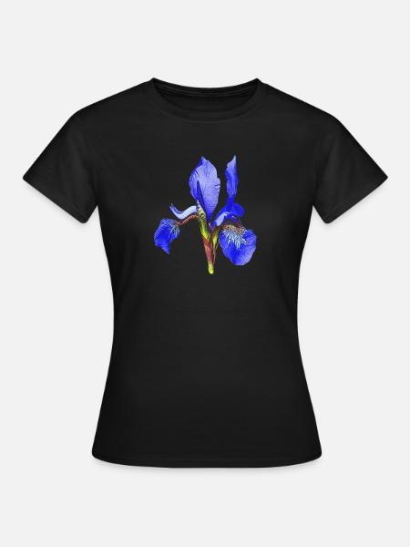 geburtstagsgeschenk mutter, schwertlilie - Frauen T-Shirt - Schwarz