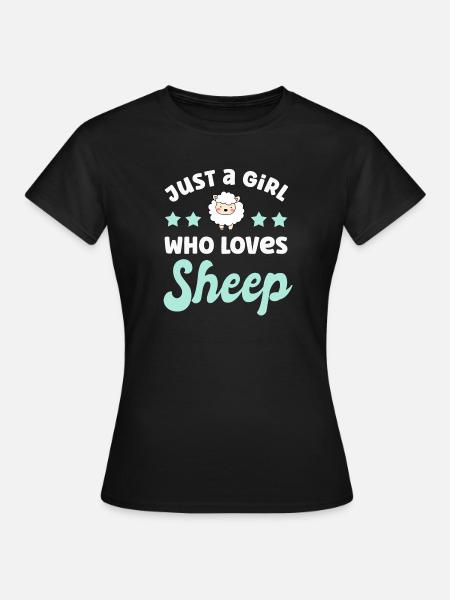 Schaf Schafe - Frauen T-Shirt - Schwarz