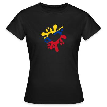 Colombie - T-shirt Femme - noir - Devant - AI Model Female 172 dark (172cm)