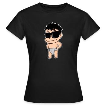 Bébé cool - T-shirt Femme - noir - Devant - AI Model Female 172 dark (172cm)