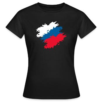 République tchèque - T-shirt Femme - noir - Devant - AI Model Female 172 dark (172cm)
