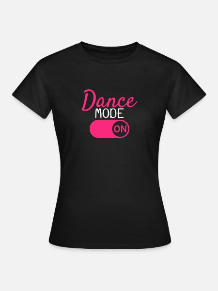 Baile Rítmico Danza - Camiseta mujer - negro