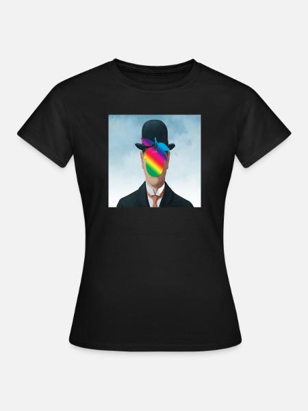Rainbow Apple-Man - Women's T-Shirt - black