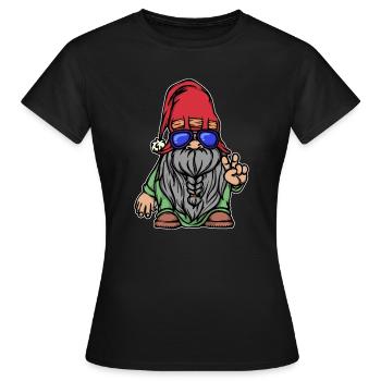 Barbe Coiffure Croissance de la barbe Masculinité Porteur de barbe - T-shirt Femme - noir - Devant - AI Model Female 172 dark (172cm)
