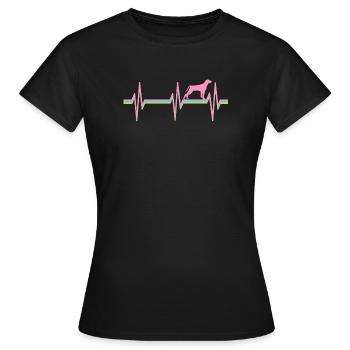 Weimaraner Weimaraner Besitzer - Frauen T-Shirt - Schwarz - Vorne - AI Model Female 172 dark (172cm)