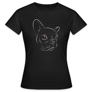 Puppy - Women's T-Shirt - black - Front - AI Model Female 172 dark (172cm)