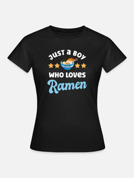 Ramen Nudeln - Frauen T-Shirt - Schwarz
