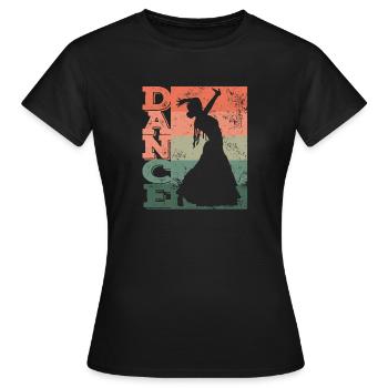 Danse flamenco Danse Flamenco Robe Flamenco Flamenco - T-shirt Femme - noir - Devant - AI Model Female 172 dark (172cm)