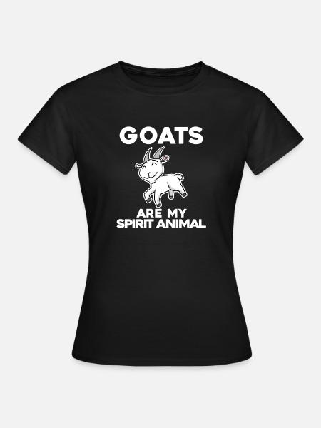 Ziege Ziegenbock Bock - Frauen T-Shirt - Schwarz