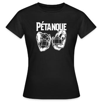 Boule balls pour Bouler Boules Boule Boule Boule boule - T-shirt Femme - noir - Devant - AI Model Female 172 dark (172cm)