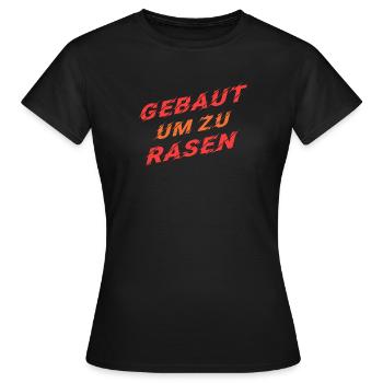 Rennsport Autoliebhaber Auto Statement Raser - Frauen T-Shirt - Schwarz - Vorne - AI Model Female 172 dark (172cm)