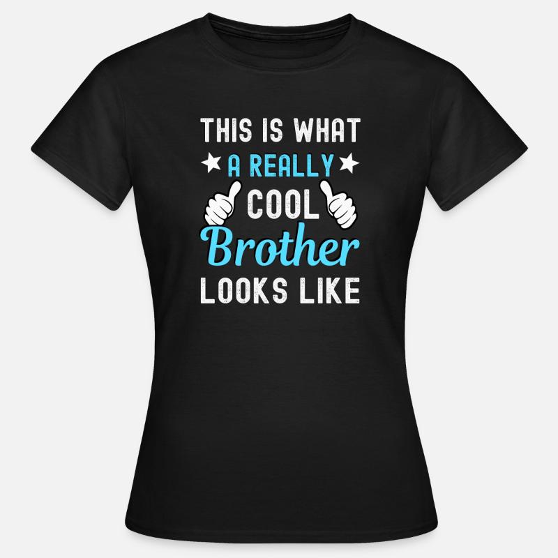 Bror - Dame-T-shirt - sort
