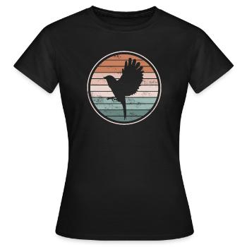 Bird Birds - Women's T-Shirt - black - Front - AI Model Female 172 dark (172cm)
