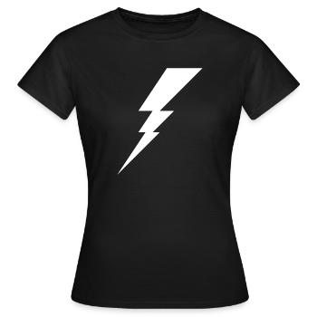 Thunder light - Women's T-Shirt - black - Front - AI Model Female 172 dark (172cm)